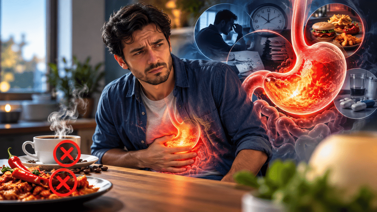 La verdadera razón por la que tu estómago no sana (y no es por comer picante o café)